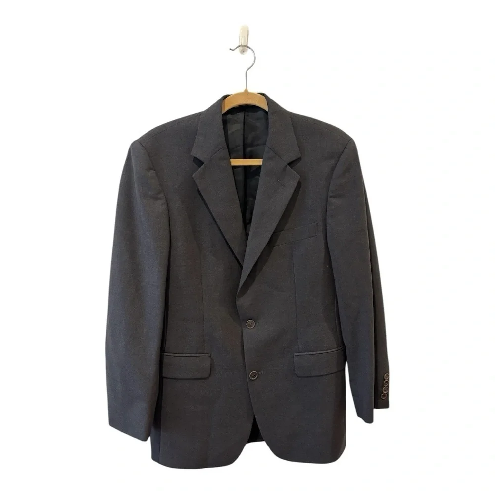 Brooks Brothers 346 Stretch Men’s 37R Gray Suit Jacket Sport Coat Blazer Modern